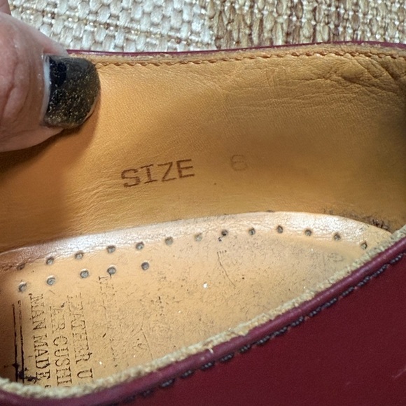 Doc Martens 1461 leather shoes - oxblood UK Size 6, men’s 7, Women’s US 8 to 8.5 - Picture 5 of 15